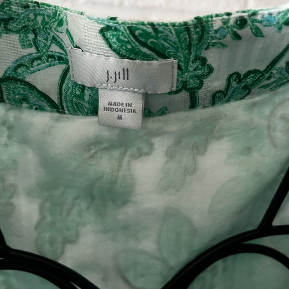 J. Jill Green and White Floral Dress - Picture 4 of 4